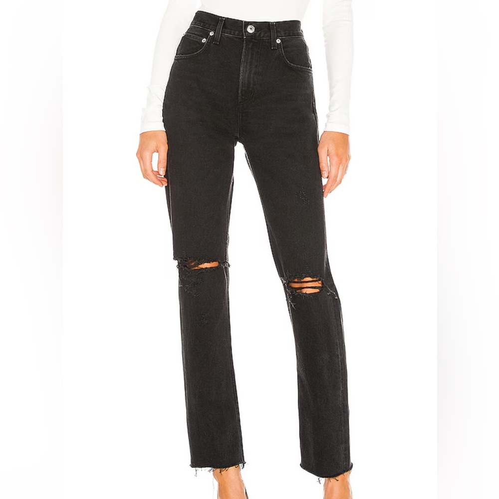 NWOT Agolde Cherie black jeans